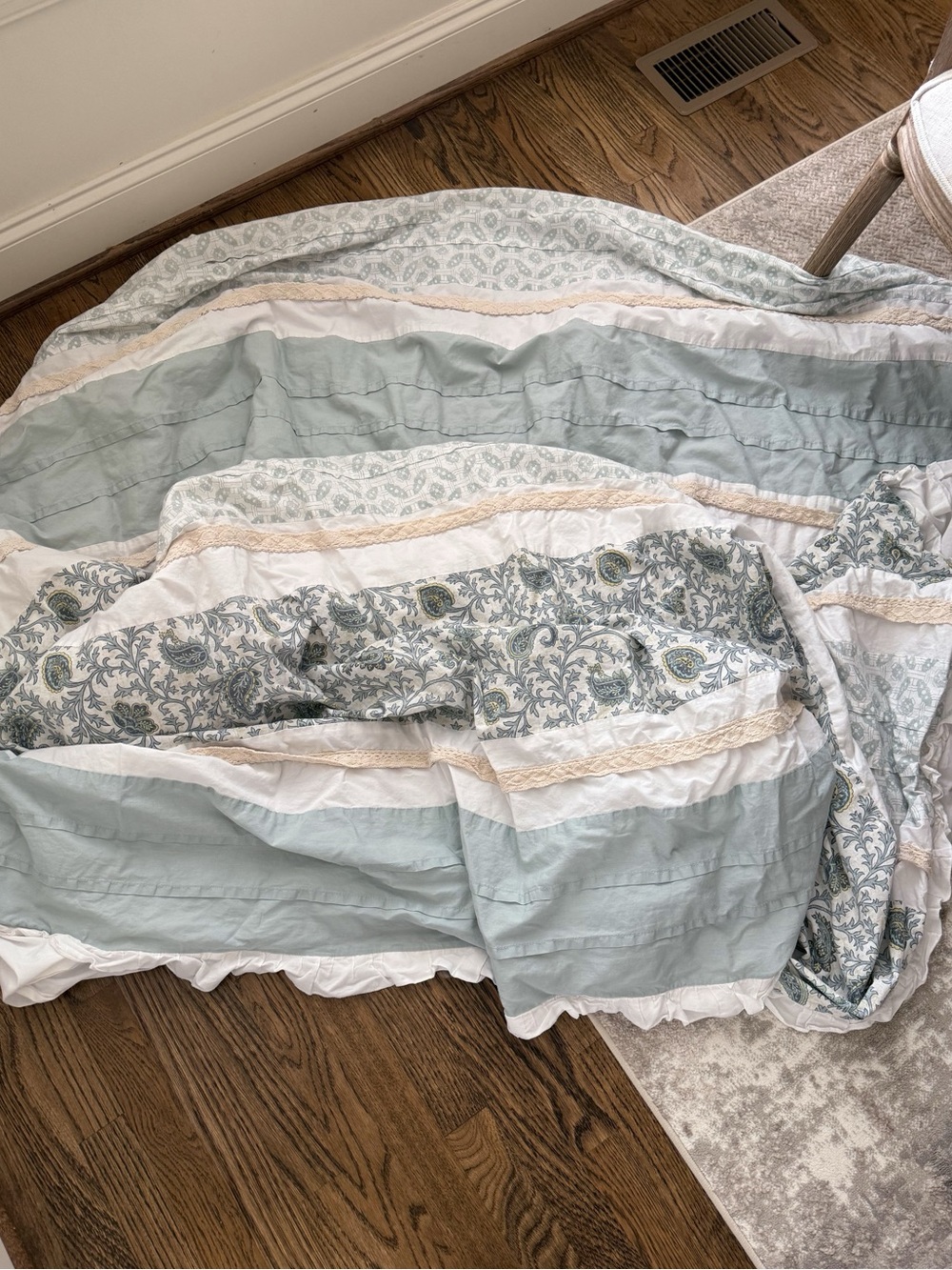 Madison Park Dawn Percale Boho Queen Duvet Cover